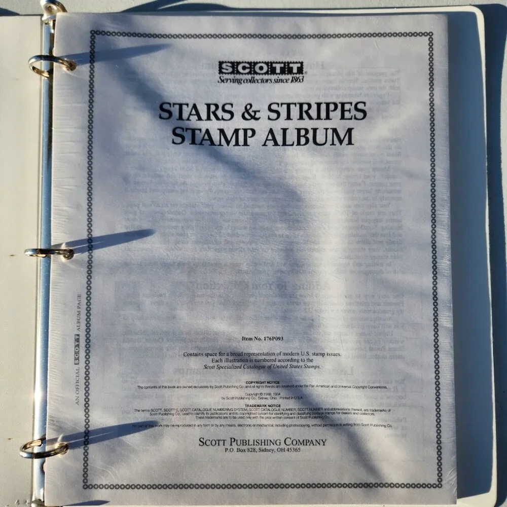 New Scott Stars and Stripes United States Stamp Collecting Album 176P093 Binder